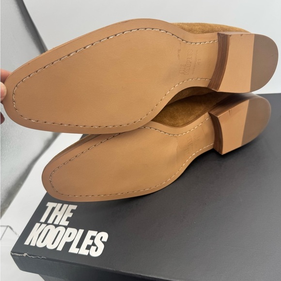 The Kooples Men\'s Tan Suede Chelsea Boots main image 4